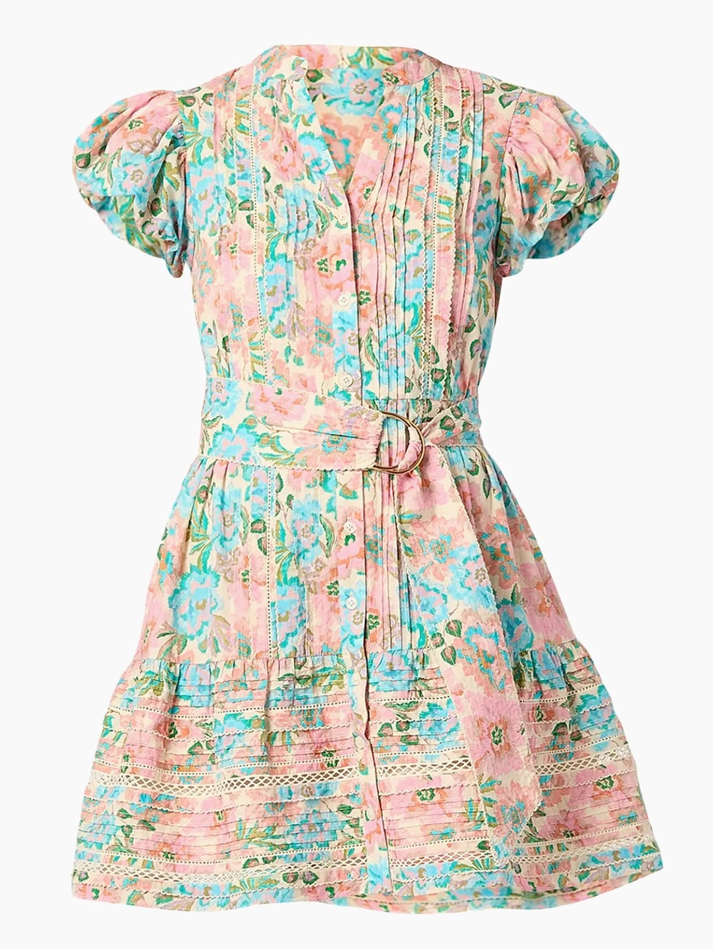 Shoshanna Cecelia Floral Belted Mini Shirtdress size 4 NWT